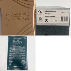 【未使用】EMU Australia エミュ Platinum Esperence ムートンスリッパ 8/26cm Chestnut MP10528 メンズの画像