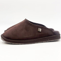 【未使用】EMU Australia エミュ Platinum Esperence ムートンスリッパ 8/26cm Chestnut MP10528 メンズの画像