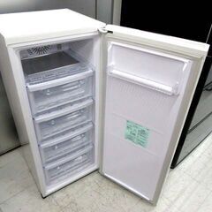 冷凍庫 121L 2013年製 三菱 MF-U12T-W ホワイト 白 ファン式 1ドア 縦型 右開き ケース式収納 ストッカー フリーザー キッチン家電 MITSUBISHI 苫小牧西店の画像