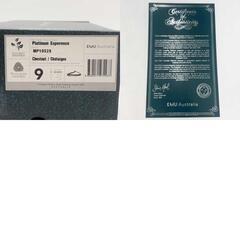 【未使用】EMU Australia エミュ Platinum Esperence ムートンスリッパ 9/27cm Chestnut MP10528 メンズの画像