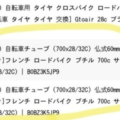 GORIX(ゴリックス) 自転車チューブ (700x28-32C) 仏式60mm [タイヤレバー付き]フレンチ ロードバイク ブチル 700c サイクルチューブ (GX-FV60) の画像