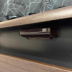 【ベッドフレーム美品】ダブルベッド 収納付き　の画像