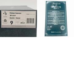 【未使用】EMU Australia エミュ Platinum Esperence ムートンスリッパ 9/27cm Chestnut MP10528 メンズの画像