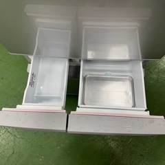 230 TOSHIBA 大型冷蔵庫　410L 400L強　小型　家庭用　自動製氷　右開きの画像