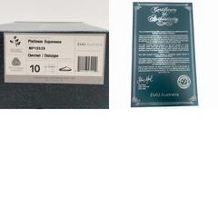 【未使用】EMU Australia エミュ Platinum Esperence ムートンスリッパ 10/28cm Chestnut MP10528 メンズの画像