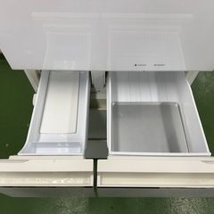  231送料設置無料☆Panasonic自動製氷機能付き大型冷蔵庫　450L 洗濯機の画像