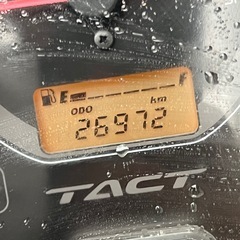 大人気セール‼️安心の高年式😌バッテリー充電済み🔋前後タイヤまだまだ山あり🗻オイル交換済み♻️燃費重視&バイク初心者の方にオススメ🔰ラクラク始動のインジェクション💥AF79 タクト✴の画像