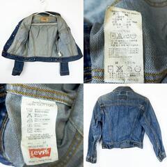 リーバイス デニムジャケット Gジャン S 78500-0307 レディース Levis 90s 香港製 デニムトラッカーの画像