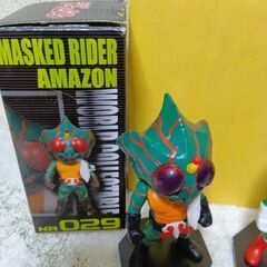 貴重、ワーコレ仮面ライダーフィギュア　仮面ライダーV3.ライダーマン.仮面ライダーアマゾンの画像