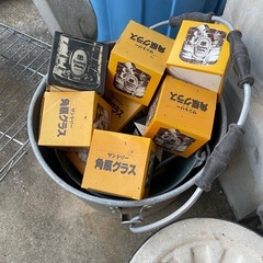 サントリー角瓶グラス13個セットの画像