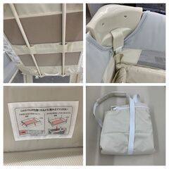 【ジモティー割引で最大15％OFF⭐️】ベビーベッド ココネルエアー AB 2156263 Apricaの画像