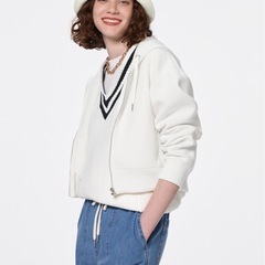 GUダブルフェイスフルジップパーカーの画像