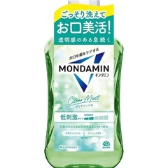 【9本セット】モンダミン クリアミント マウスウォッシュ 1000mL 低刺激 洗口液 口 洗浄 オーラルケアの画像