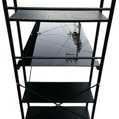 デスク パソコンデスク 学習机 勉強机 収納ラック付の画像