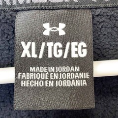 【未使用】アンダーアーマー アーマー FleecePro フルジップジャケット XL 001 ブラック 1386582 メンズ UNDER ARMOUR ジップアップパーカーの画像