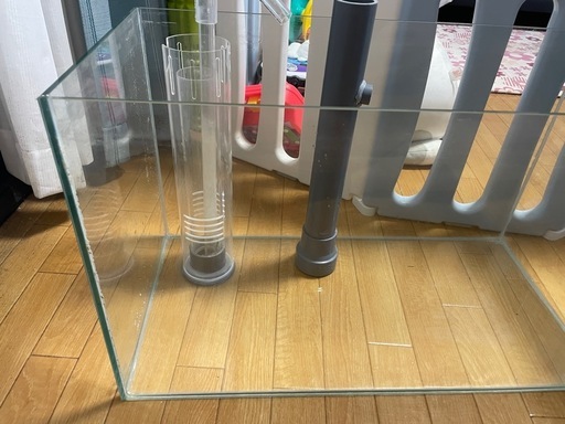 濾過槽付　オーバーフロー水槽　60×30×36  