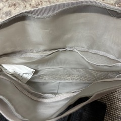 無印良品　メッシュバックインバック&ポーチの画像