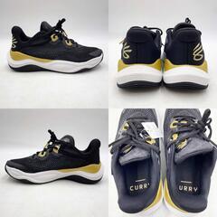 【未使用】アンダーアーマー カリー スプラッシュ 24 Curry Splash 26.5cm Black/White/Metallic Gold 3027636-001 UNDER ARMOUR バスケットボールシューズ ステフィン・カリーの画像