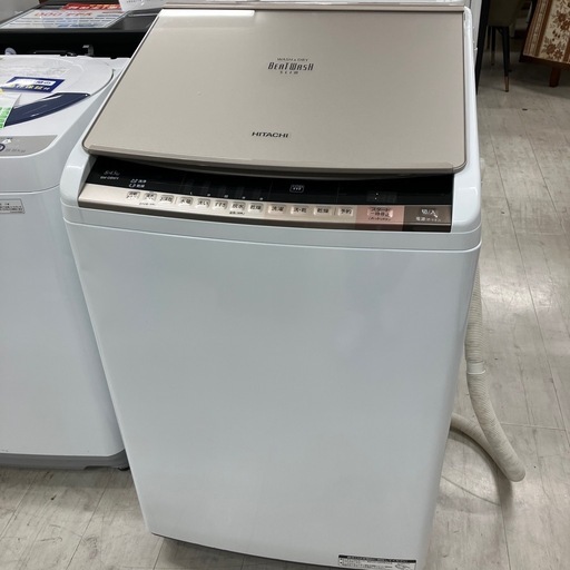 安心の6ヶ月保証付き！HITACHI縦型選択乾燥機　2016年製8.0kg【トレファク堺福田店】