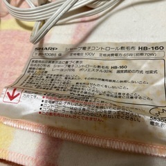 【受渡者決定済】シングル用　電気敷き毛布 2枚セットの画像