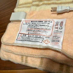 【受渡者決定済】シングル用　電気敷き毛布 2枚セットの画像
