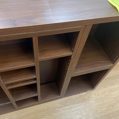 ☆ドリーム荒牧店☆ジモティー割引有☆【クリーニング済み】フナモコ スライド式本棚 BRの画像