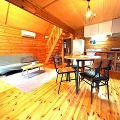 滋賀県高島市　ログハウス　賃貸　貸別荘　ペット相談可能
