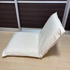 無印良品　座いす　小　洗いざらしの綿帆布の画像