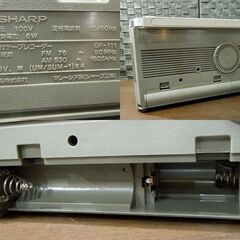 当時物 シャープ FM/AMラジオ付きカセットレコーダー GF-111 ラジカセ 元箱あり 通電確認済 カセットジャンク オブジェ SHARP 新道東店の画像