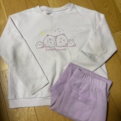 女の子用 130cm パジャマ4セット＋スカートの画像