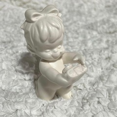 ベビー　赤ちゃん　アンティーク置物　陶器　インテリア　昭和レトロ　セットの画像