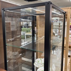 IKEA ガラスショーケース　※鍵欠品の画像