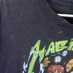 jun inagawa NUBIAN コラボ メタリカオマージュ ビッグシルエット フェード加工 Tシャツ ブラック ジュンイナガワ ヌビアン MAGICALの画像