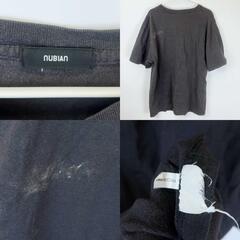 jun inagawa NUBIAN コラボ メタリカオマージュ ビッグシルエット フェード加工 Tシャツ ブラック ジュンイナガワ ヌビアン MAGICALの画像