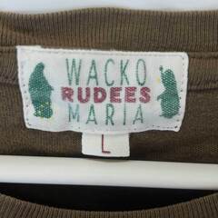 WACKOMARIA RUDEES ワコマリア 花柄 Tシャツ L ブラウンの画像