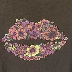 WACKOMARIA RUDEES ワコマリア 花柄 Tシャツ L ブラウンの画像