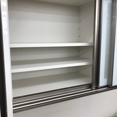 【ドリーム川西店御来店限定】☆ジモティー見たよ♪割引☆  ニトリ/スライド扉オープンボード アルミナ2  クリーニング済み 【99560000034272】の画像