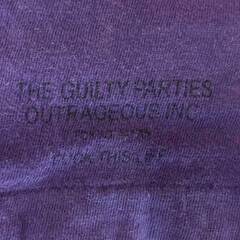 WACKOMARIA RUDEES ワコマリア バックプリント ポケット Tシャツ L パープルの画像