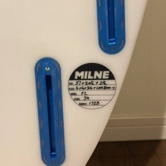 ミルン　サーフボード　ショートファン　34リッター　サイズ5.7の画像