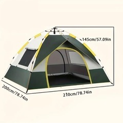 🌟早い者勝ち‼︎新品未使用🌟ワンタッチテント 2〜3人用✨希少！ の画像