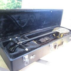 一品のみ新品未使用7.500円　沖縄三線専用　肩紐付き二丁入ふかふかハードケースの画像