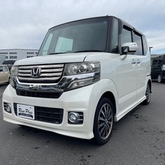 総額35.8万円 ホンダ N-BOXカスタム Gターボパッケージ 車検2年 ターボ 左右パワスラ クルコン ナビ フルセグ Bluetoothオーディオ バックカメラ ETC フリップダウンモニターの画像