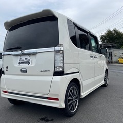 総額35.8万円 ホンダ N-BOXカスタム Gターボパッケージ 車検2年 ターボ 左右パワスラ クルコン ナビ フルセグ Bluetoothオーディオ バックカメラ ETC フリップダウンモニターの画像