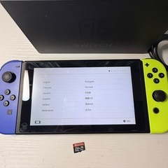 Nintendo Switch本体＋SD
カードの画像
