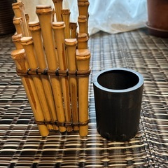 竹　バンブー　花入れ⑥の画像