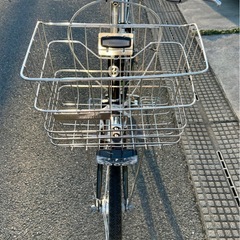 ブリヂストン通学自転車27インチ黒の画像