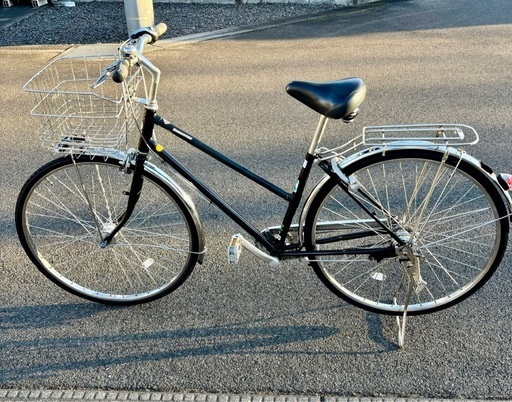 ブリヂストン通学自転車27インチ黒