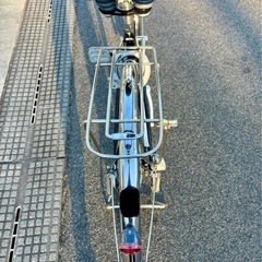 ブリヂストン通学自転車27インチ黒の画像