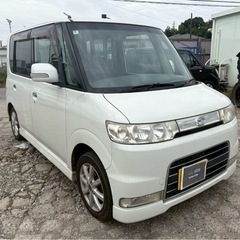 【支払総額9.8万円】激安ハイトワゴン タントカスタム 車検令和9年8月 機関良好 TV BTオーディオ ETC タイヤバリ山の画像