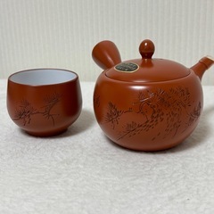 未使用　常滑焼　急須　湯呑み5客セットの画像